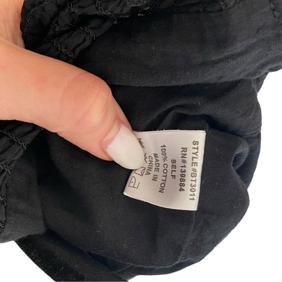 Eyelet Crop Top With Ruffle Flounce Detail & Adjustable Straps - Picture 8 of 10